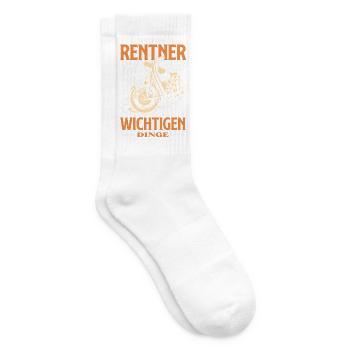 Endlich Rentner Wichtige Dinge - Tennissocken - Weiß - Rechts