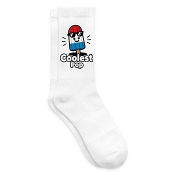 Funny grandpa, the coolest dad - Tennis socks - white - Right