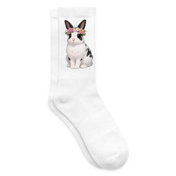 English Snail Rabbit - Tennis socks - white - Right