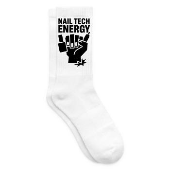 Nagel Nail Tech Design Energy - Tennis socks - white - Right
