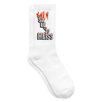 Der Sale war zu heiss - Tennissocken - Weiß - Rechts