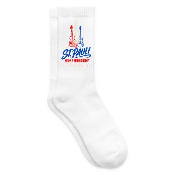 St. Pauli Blues & Bongo Society - Tennissocken - Weiß - Rechts