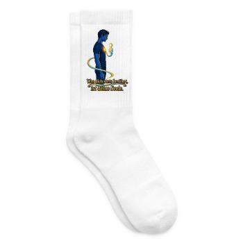 Was dich stets berührt, ist deine Seele - Tennissocken - Weiß - Rechts