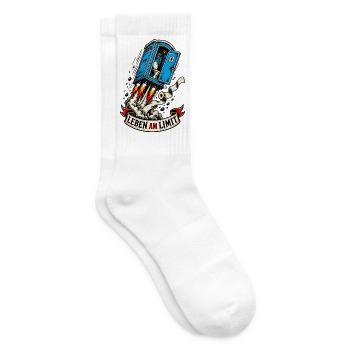 Leben am Limit - Tennissocken - Weiß - Rechts