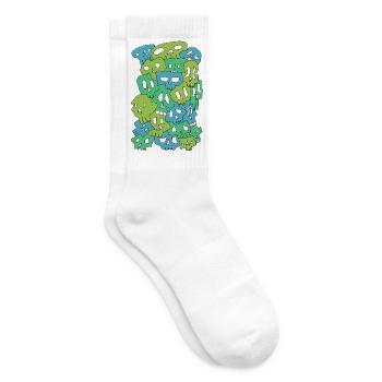 Skulls (Greens) - Tennissocken - Weiß - Rechts