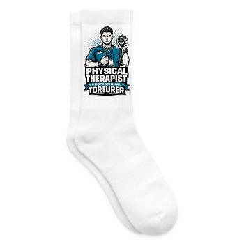 Physiotherapeut Professioneller Folterer - Tennissocken - Weiß - Rechts