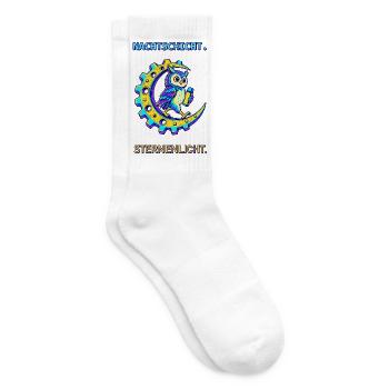 Nachtschicht Sternenlicht - Tennissocken - Weiß - Rechts