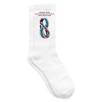 Bund der hoffnungslosen Optimisten - Tennissocken - Weiß - Rechts