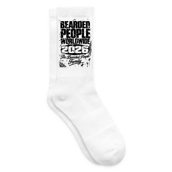 Bearded People Worldwide 2026 - Tennissocken - Weiß - Rechts