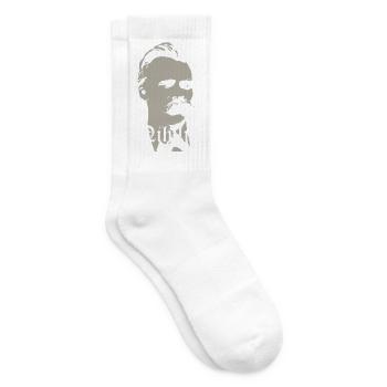 Nihilistische Nietzsche - Tennissocken - Weiß - Rechts
