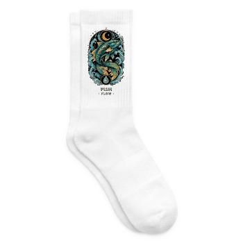 TOTEMFISCHFLUSS - Tennissocken - Weiß - Rechts