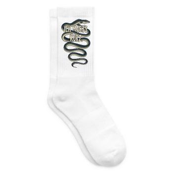 Ich mach’s kurz – endlos langer Aal - Tennissocken - Weiß - Rechts