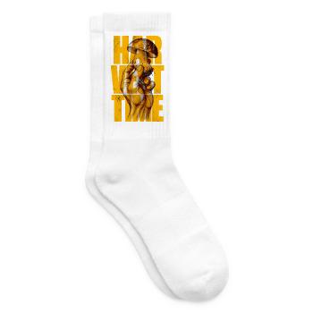 Erntezeit Porcini Tee - Tennissocken - Weiß - Rechts