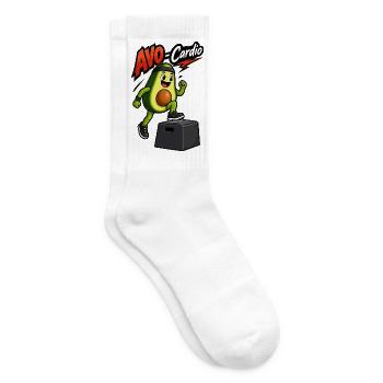 Avocado Cardio Training - Tennissocken - Weiß - Rechts