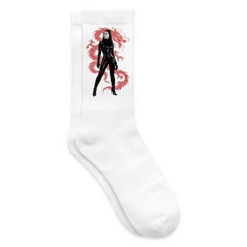 ROTE VERDERBNIS - Tennissocken - Weiß - Rechts