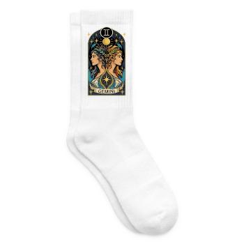 ZWILLINGE STERNZEICHEN - Tennissocken - Weiß - Rechts
