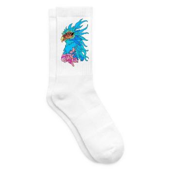 Seltsamer Vogel Phönix - Tennissocken - Weiß - Rechts