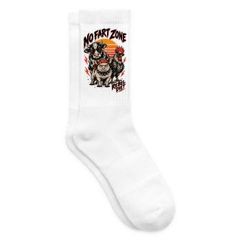 Furchtlose Zone: Rebellenfarm - Tennissocken - Weiß - Rechts
