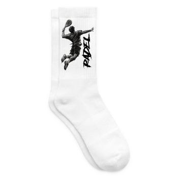 Padel - Tennissocken - Weiß - Rechts