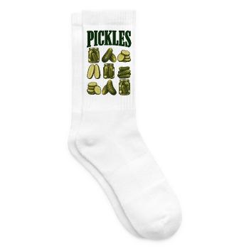 Gurkenraster - Tennissocken - Weiß - Rechts
