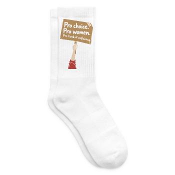 Pro Choice Pro Women Pro Tired Of Explaining - Tennissocken - Weiß - Rechts