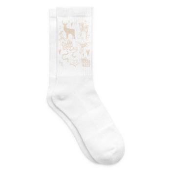 WEIHNACHTSSAMMLUNG - Tennissocken - Weiß - Rechts