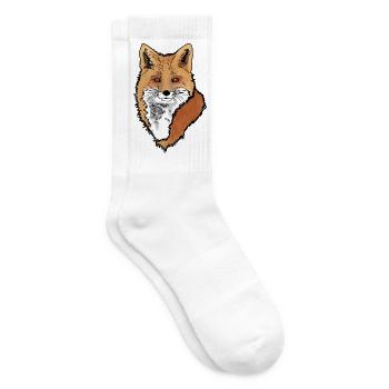 Fuchskopf - Tennissocken - Weiß - Rechts