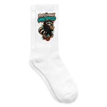 RobVibe Wild Club – Beruflich nicht zugelassen - Tennissocken - Weiß - Rechts