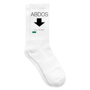 abdo - Chaussettes de tennis - blanc - Droite