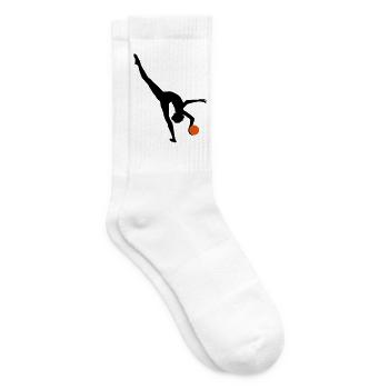 Rhythmic gymnastics - Tennis socks - white - Right