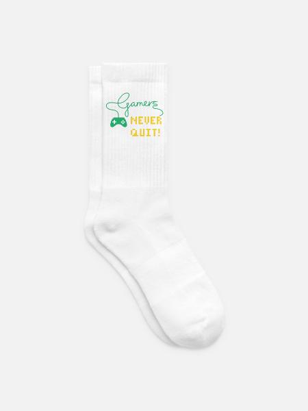 Gamer - Tennissocken - Weiß