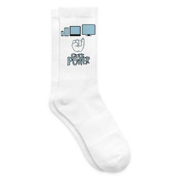 Geek - Tennis socks - white - Right