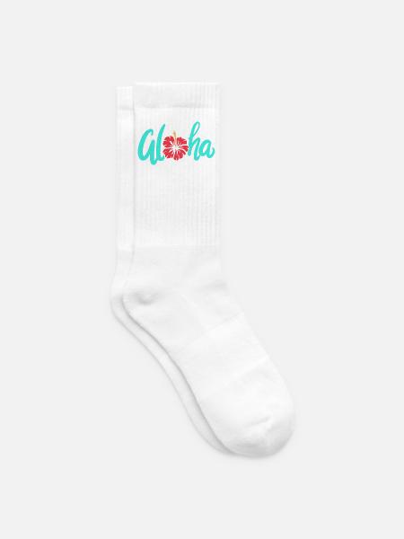 Aloha - Tennissocken - Weiß