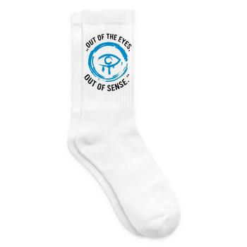 Out of the eyes, out of sense - Tennis socks - white - Right