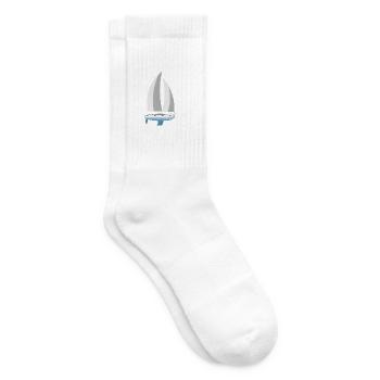 Kapitän aus Leidenschaft Segelromantik - Tennissocken - Weiß - Rechts