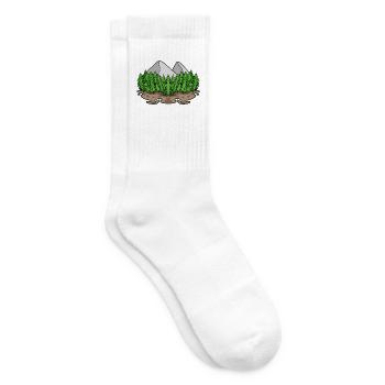Montagne montagne - Chaussettes de tennis - blanc - Droite