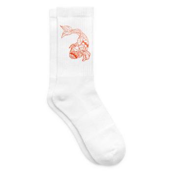 Koi - Tennissocken - Weiß - Rechts