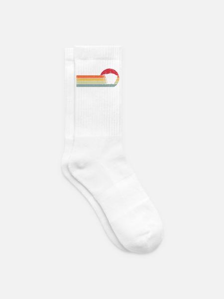 Akkordeon - Tennissocken - Weiß