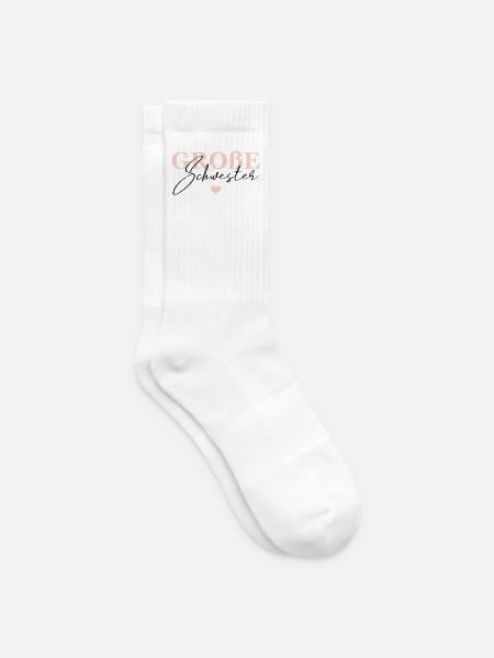 Große Schwester - Tennissocken - Weiß