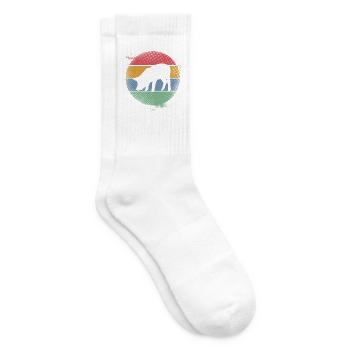 Pig - Tennis socks - white - Right