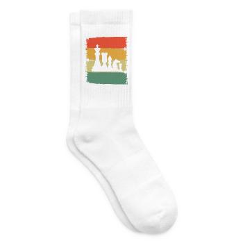 Chess - Tennis socks - white - Right