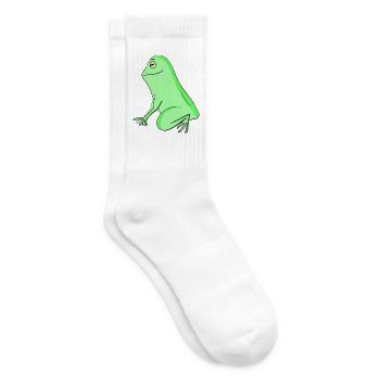 Grenouille - Chaussettes de tennis - blanc - Droite