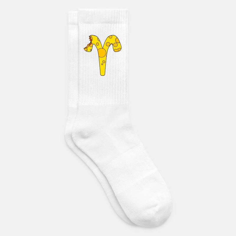Sternzeichen Widder - Tennissocken - Weiß