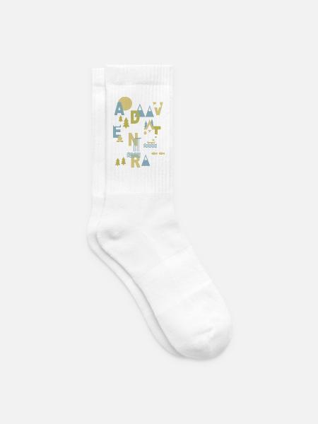 Outdoor Abenteuer - Tennissocken - Weiß