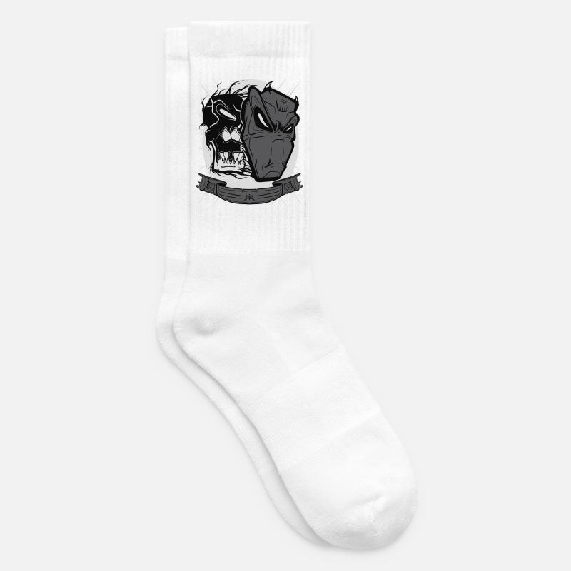 Devil mask - Tennissocken - Weiß