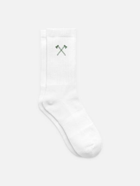 Axt gekreuzte Äxte - Tennissocken - Weiß