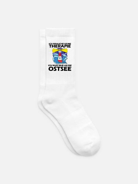 Ostsee Urlaub - Tennissocken - Weiß