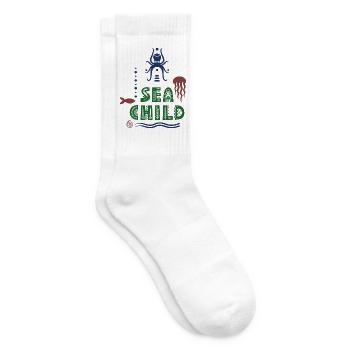 Design für Taucher - Tennissocken - Weiß - Rechts