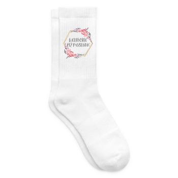 Weltbeste KFZ-Meisterin Beruf Geschenk - Tennissocken - Weiß - Rechts