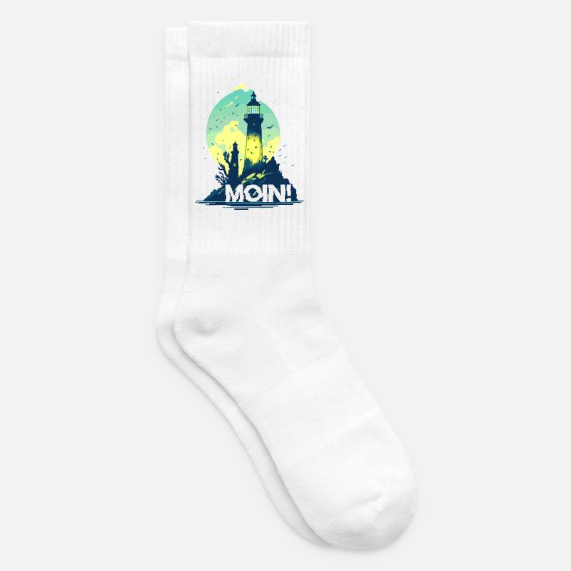 MOIN! - Tennissocken - Weiß